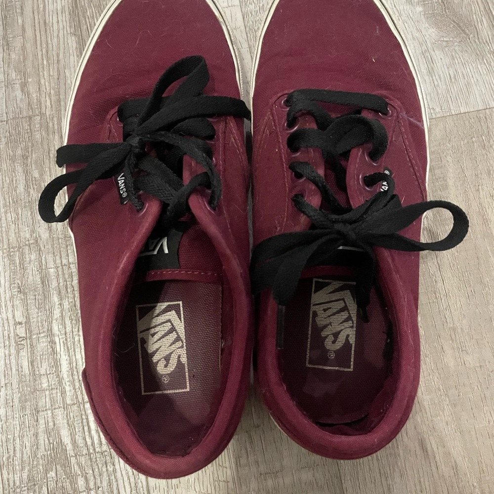 Vans Men’s Dark Red Sneakers